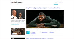 Desktop Screenshot of probballreport.com